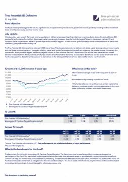 True Potential SEI Defensive Factsheet
